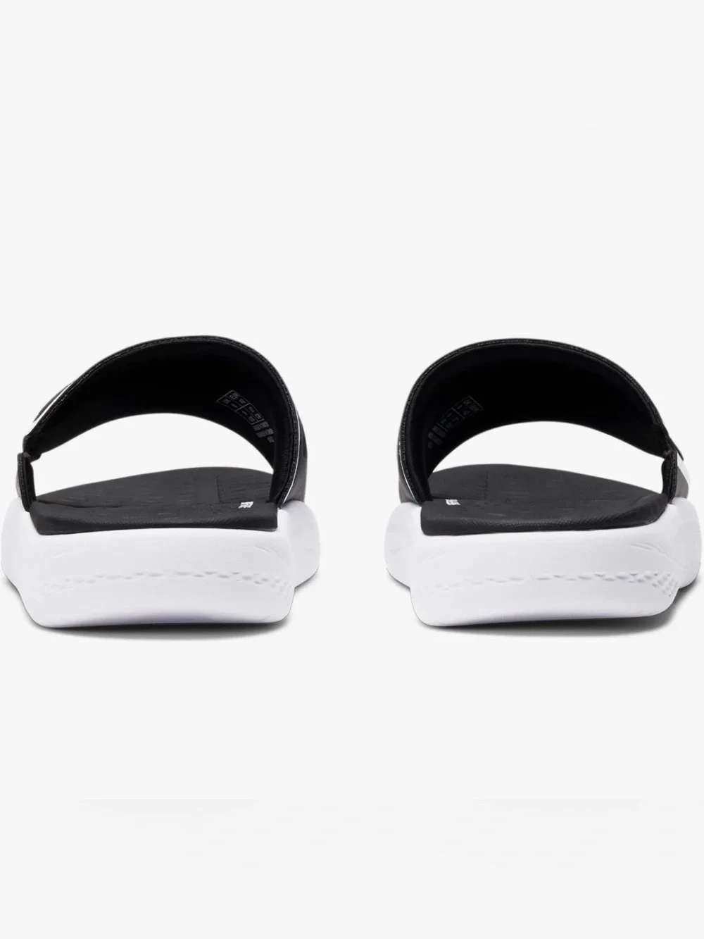 Puma Black and White Slide Sandals